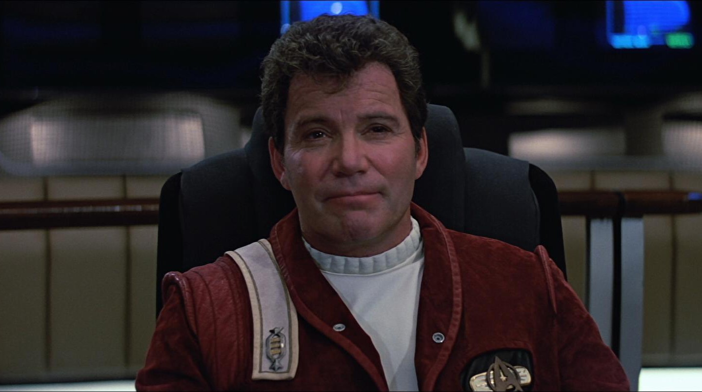James T. Kirk auf der Brücke der USS Enterprise