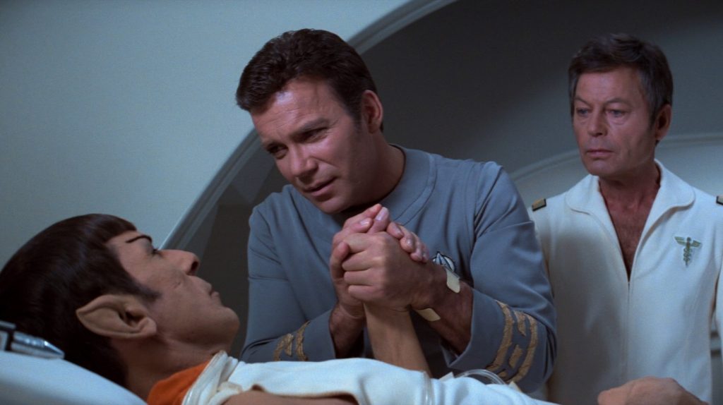 TMP Kirk Spock McCoy 16zu9 - Trek Echo Spock, Kirk und McCoy auf der Krankenstation