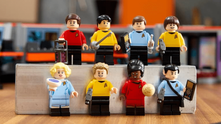 Lego Enterprise Brücke Minifiguren